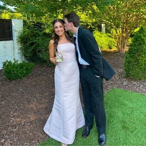 Amsale Agnes dress Ballet Size 8 light pink bridemaids dress